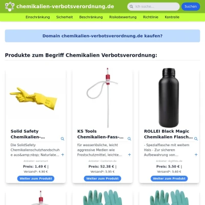 Screenshot chemikalien-verbotsverordnung.de