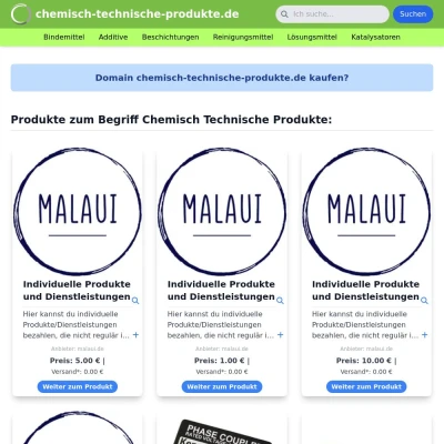 Screenshot chemisch-technische-produkte.de