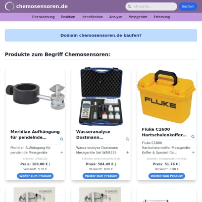 Screenshot chemosensoren.de