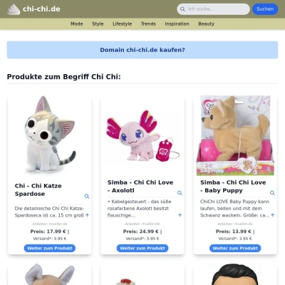 Screenshot chi-chi.de
