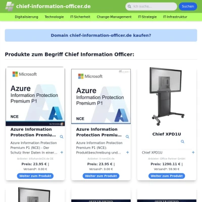 Screenshot chief-information-officer.de