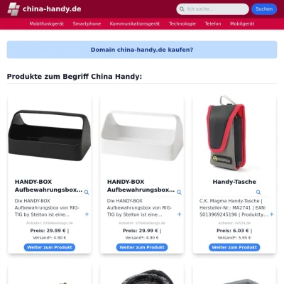 Screenshot china-handy.de