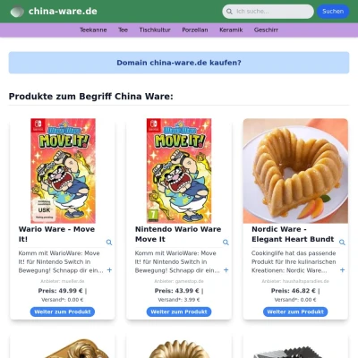 Screenshot china-ware.de