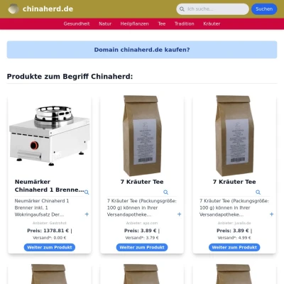 Screenshot chinaherd.de