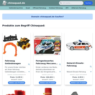 Screenshot chinaquad.de