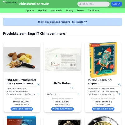 Screenshot chinaseminare.de