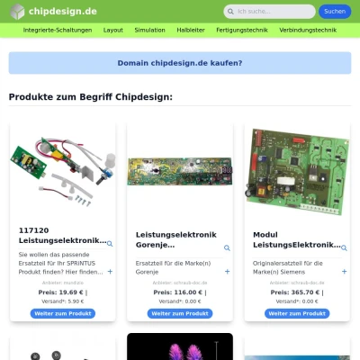 Screenshot chipdesign.de