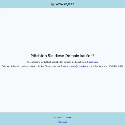 Screenshot chjh.de