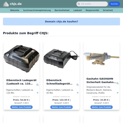 Screenshot chjs.de