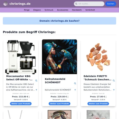 Screenshot chrisrings.de