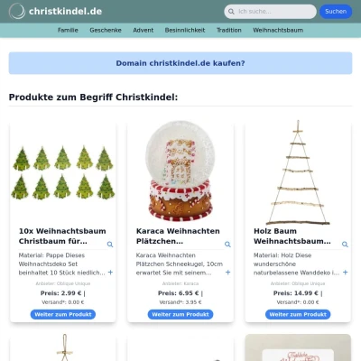 Screenshot christkindel.de