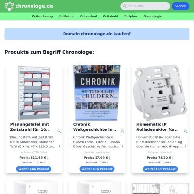 Screenshot chronologe.de