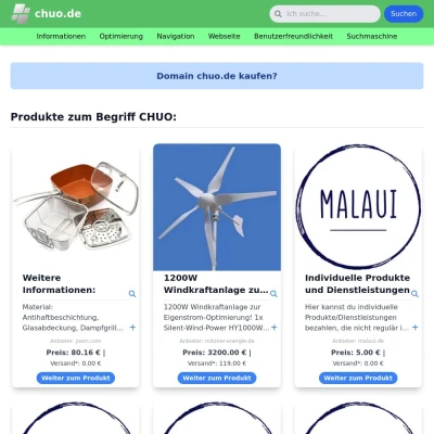Screenshot chuo.de