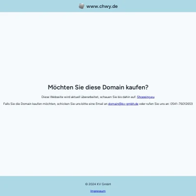 Screenshot chwy.de