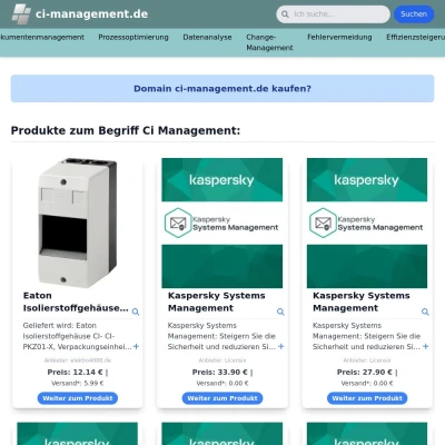 Screenshot ci-management.de