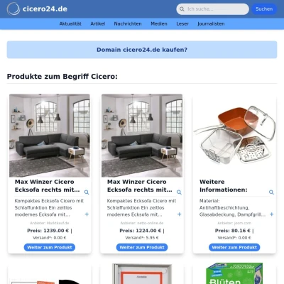 Screenshot cicero24.de