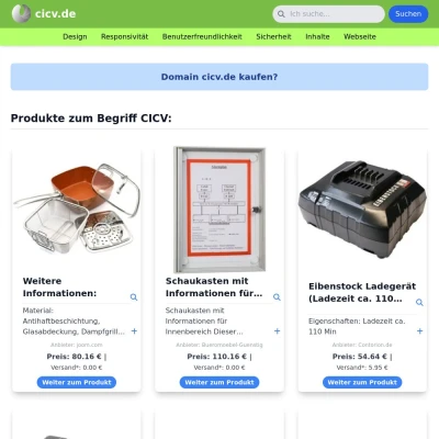Screenshot cicv.de