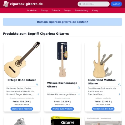 Screenshot cigarbox-gitarre.de