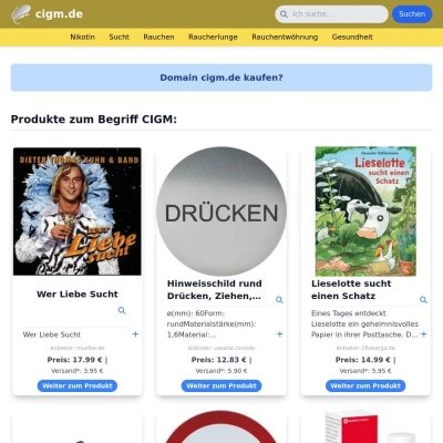 Screenshot cigm.de