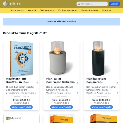 Screenshot ciic.de