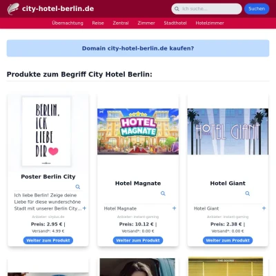 Screenshot city-hotel-berlin.de