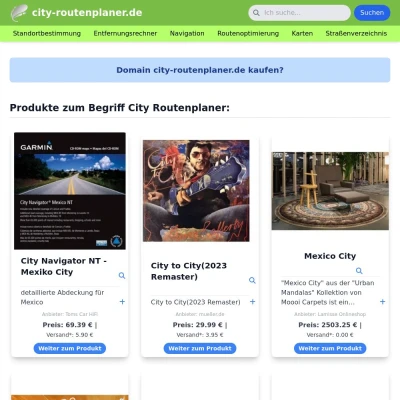 Screenshot city-routenplaner.de