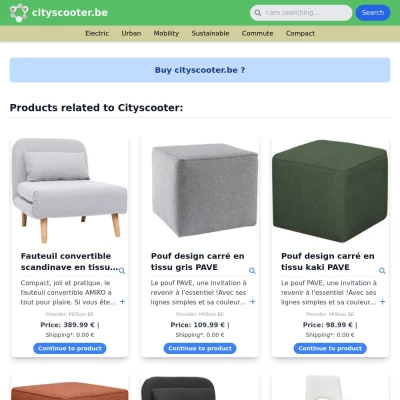 Screenshot cityscooter.be