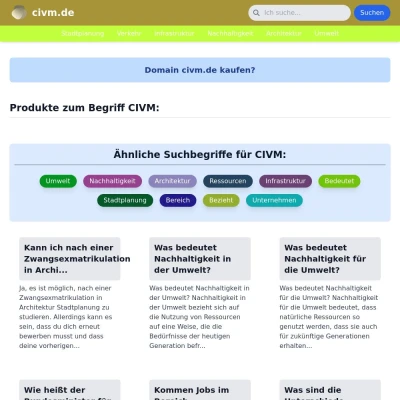 Screenshot civm.de