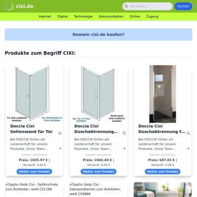 Screenshot cixi.de