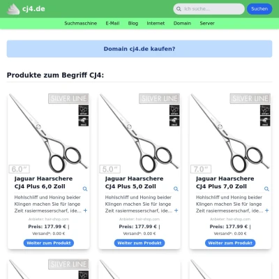 Screenshot cj4.de