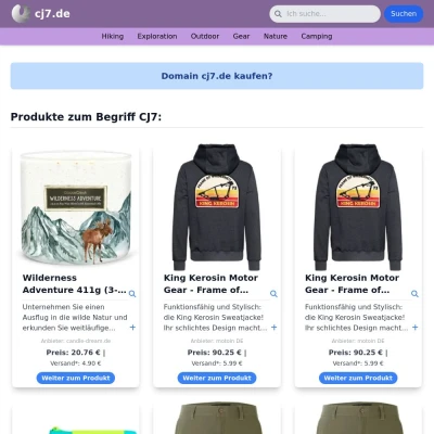 Screenshot cj7.de