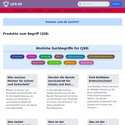 Screenshot cjsb.de