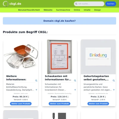 Screenshot ckgl.de