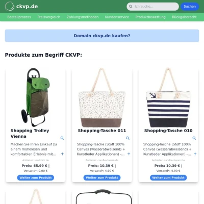 Screenshot ckvp.de