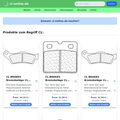 Screenshot cl-online.de