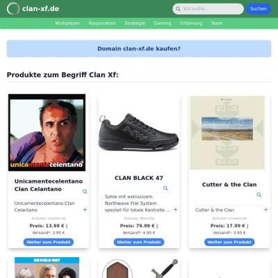 Screenshot clan-xf.de