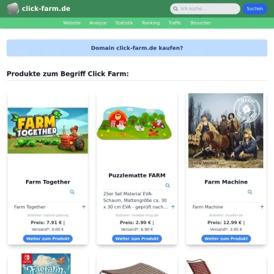 Screenshot click-farm.de