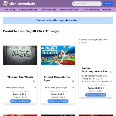 Screenshot click-through.de