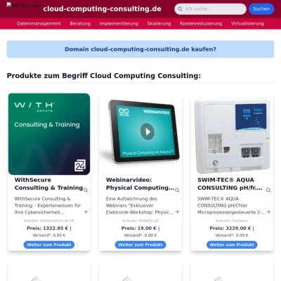 Screenshot cloud-computing-consulting.de