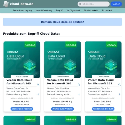 Screenshot cloud-data.de
