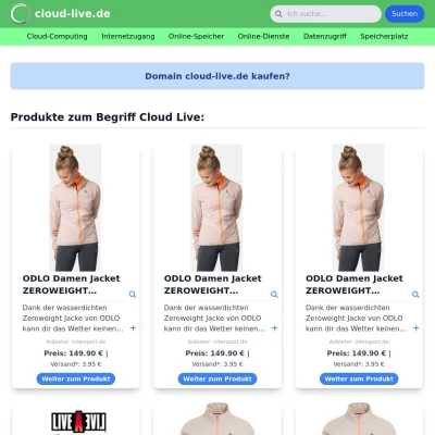 Screenshot cloud-live.de