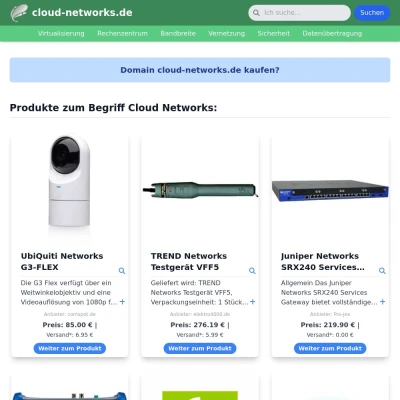 Screenshot cloud-networks.de