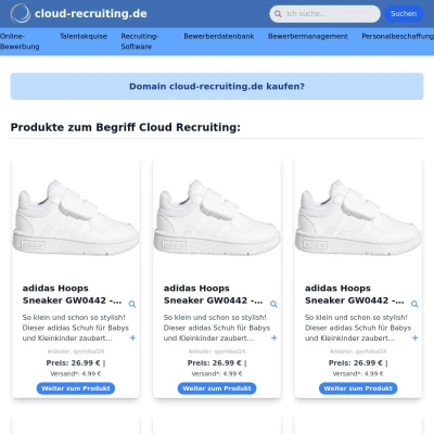 Screenshot cloud-recruiting.de