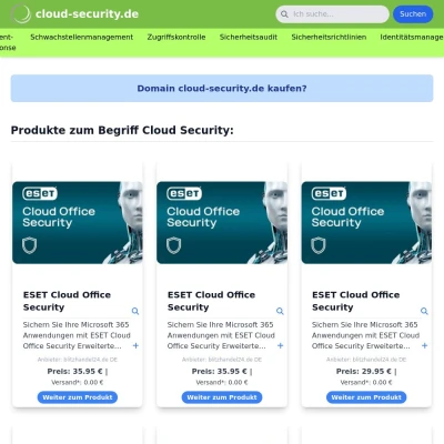 Screenshot cloud-security.de