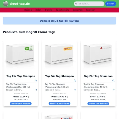 Screenshot cloud-tag.de