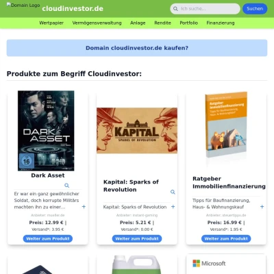 Screenshot cloudinvestor.de