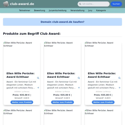 Screenshot club-award.de