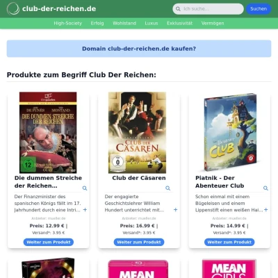 Screenshot club-der-reichen.de