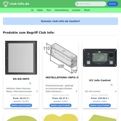 Screenshot club-info.de