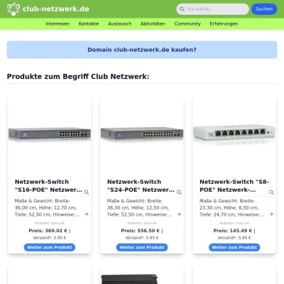 Screenshot club-netzwerk.de